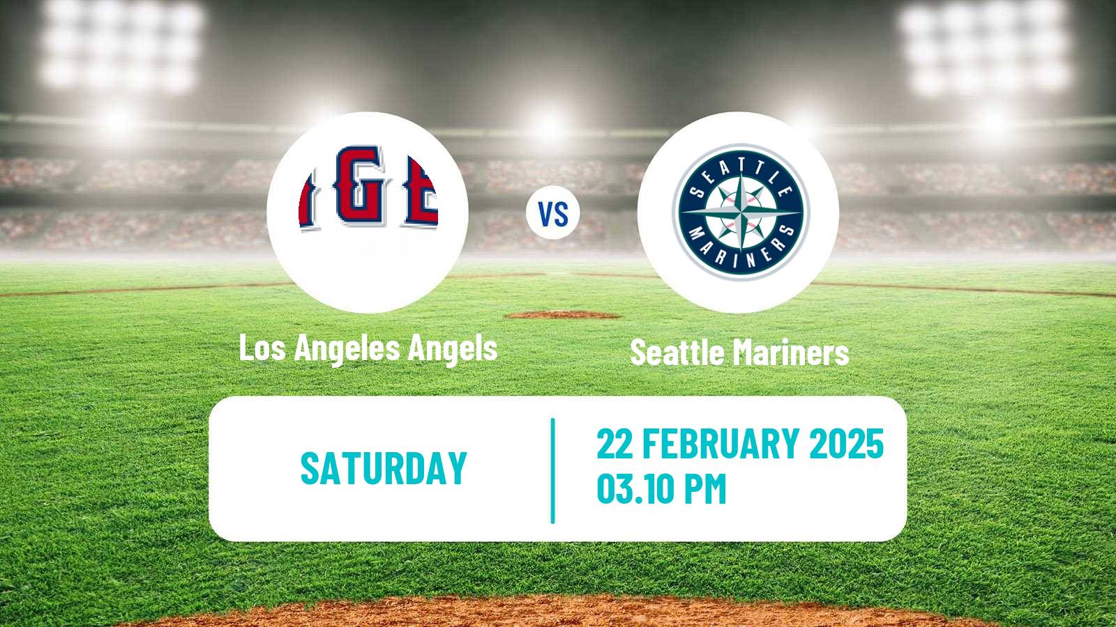 Baseball MLB Spring Training Los Angeles Angels - Seattle Mariners