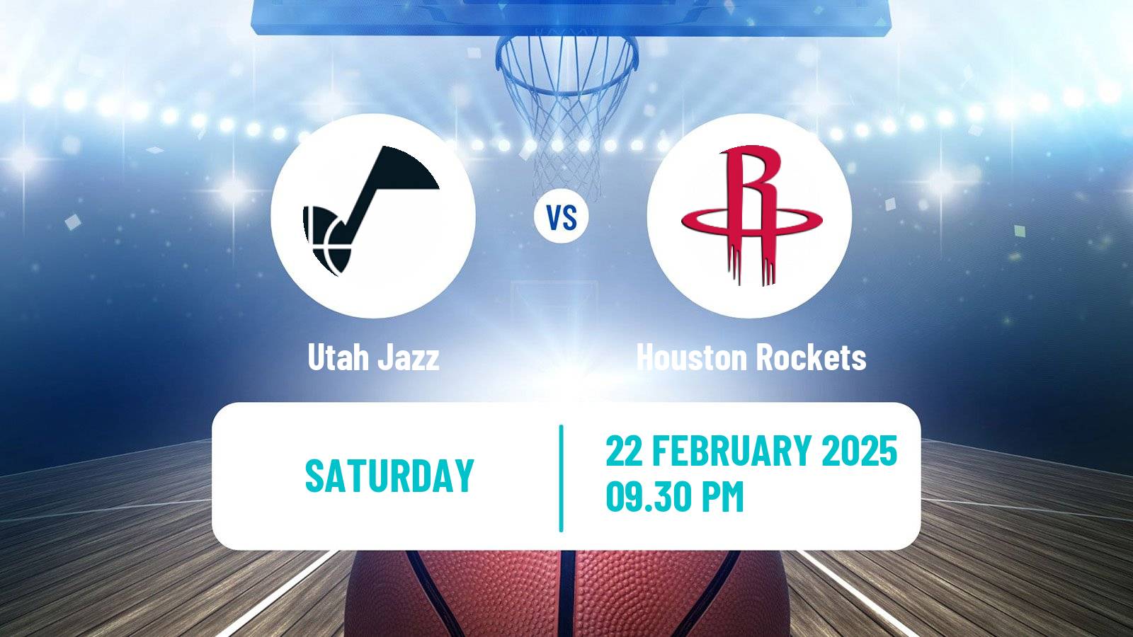 Basketball NBA Utah Jazz - Houston Rockets