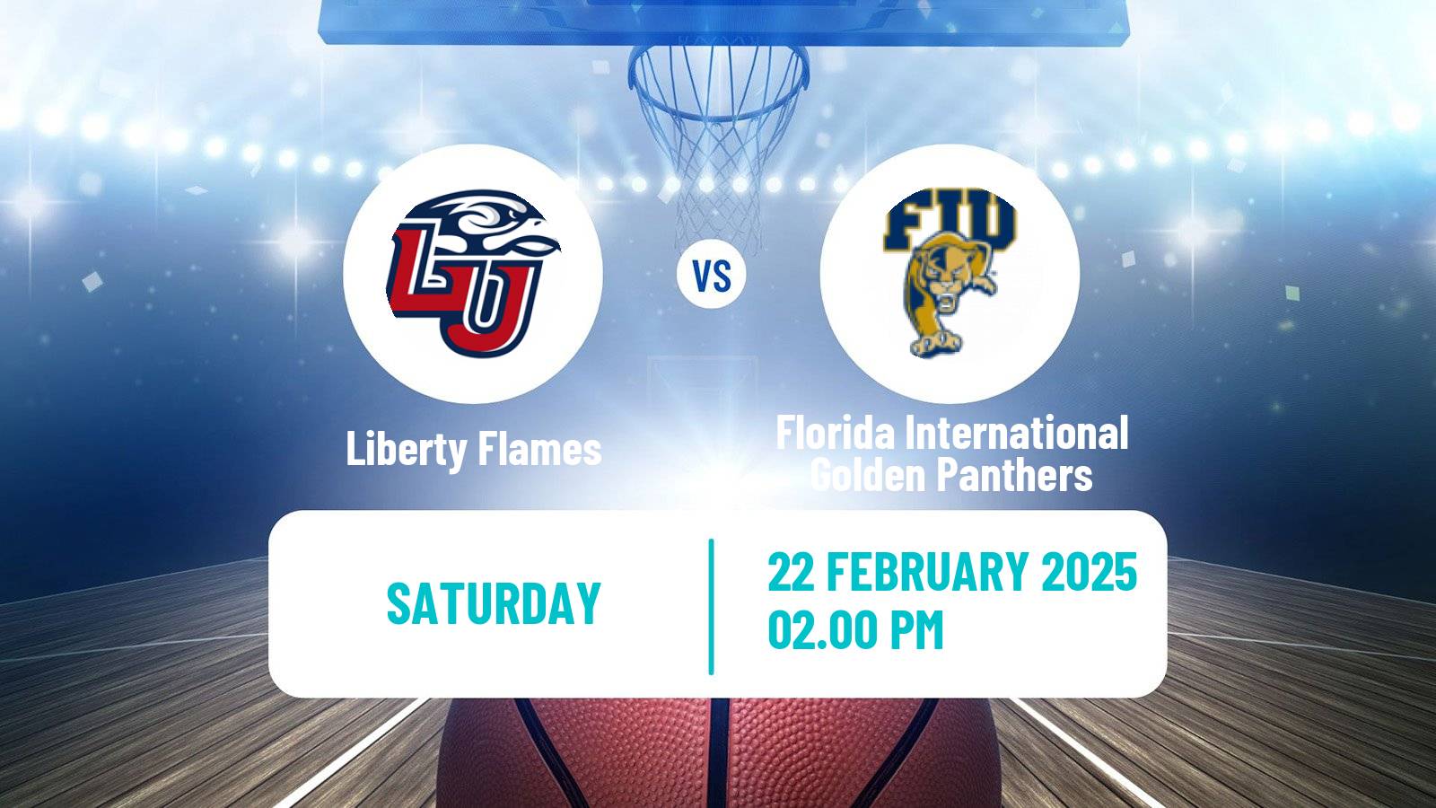 Basketball NCAA College Basketball Liberty Flames - Florida International Golden Panthers