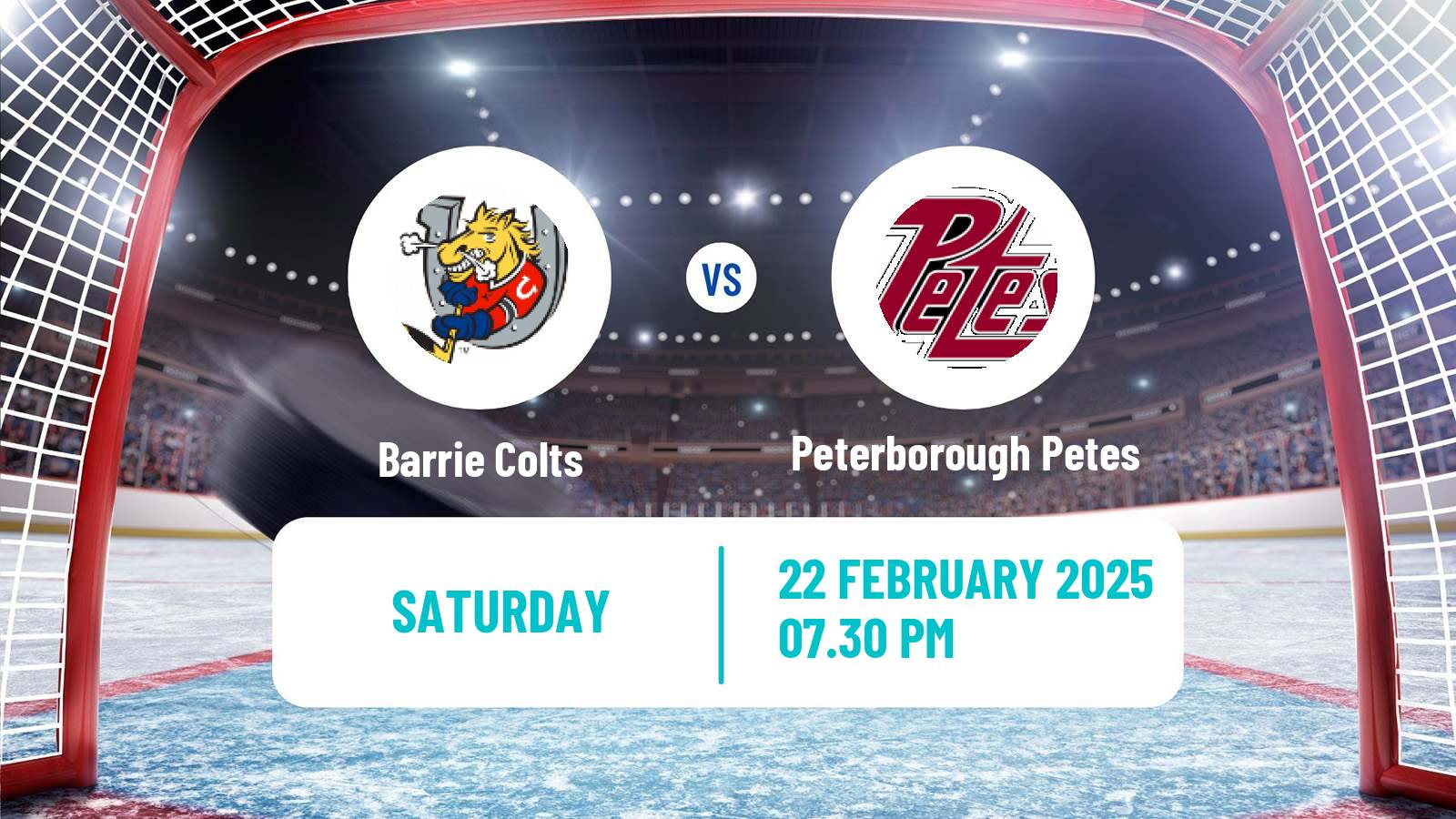 Hockey OHL Barrie Colts - Peterborough Petes