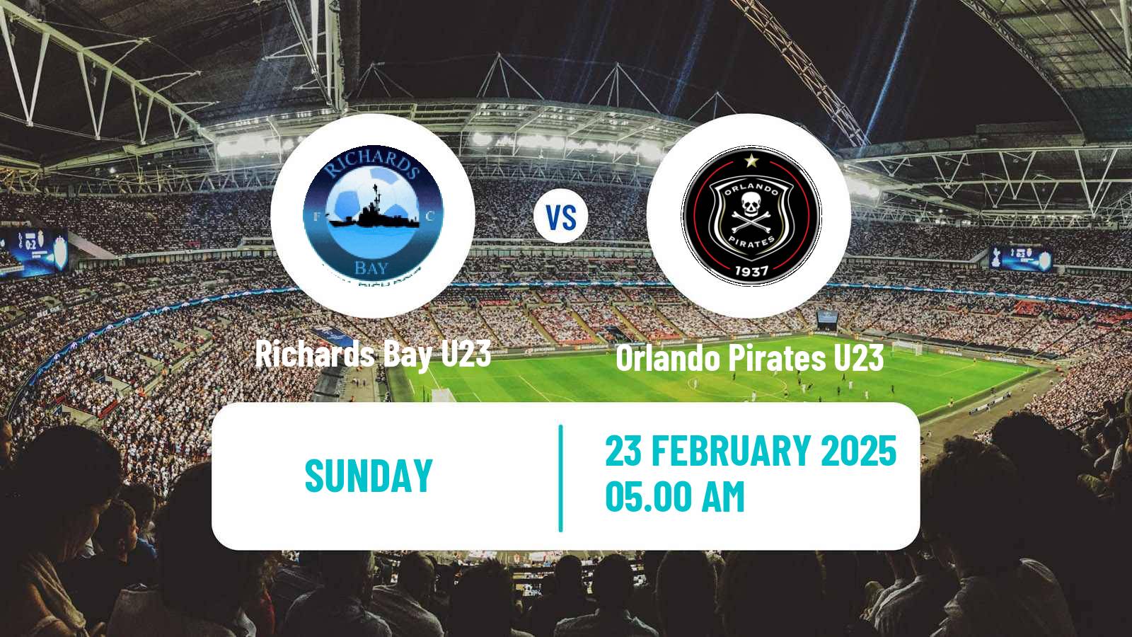 Soccer South African Diski Challenge Richards Bay U23 - Orlando Pirates U23