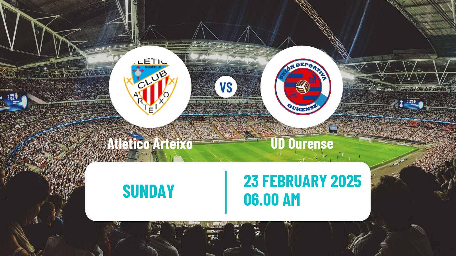 Soccer Spanish Tercera RFEF - Group 1 Atlético Arteixo - UD Ourense