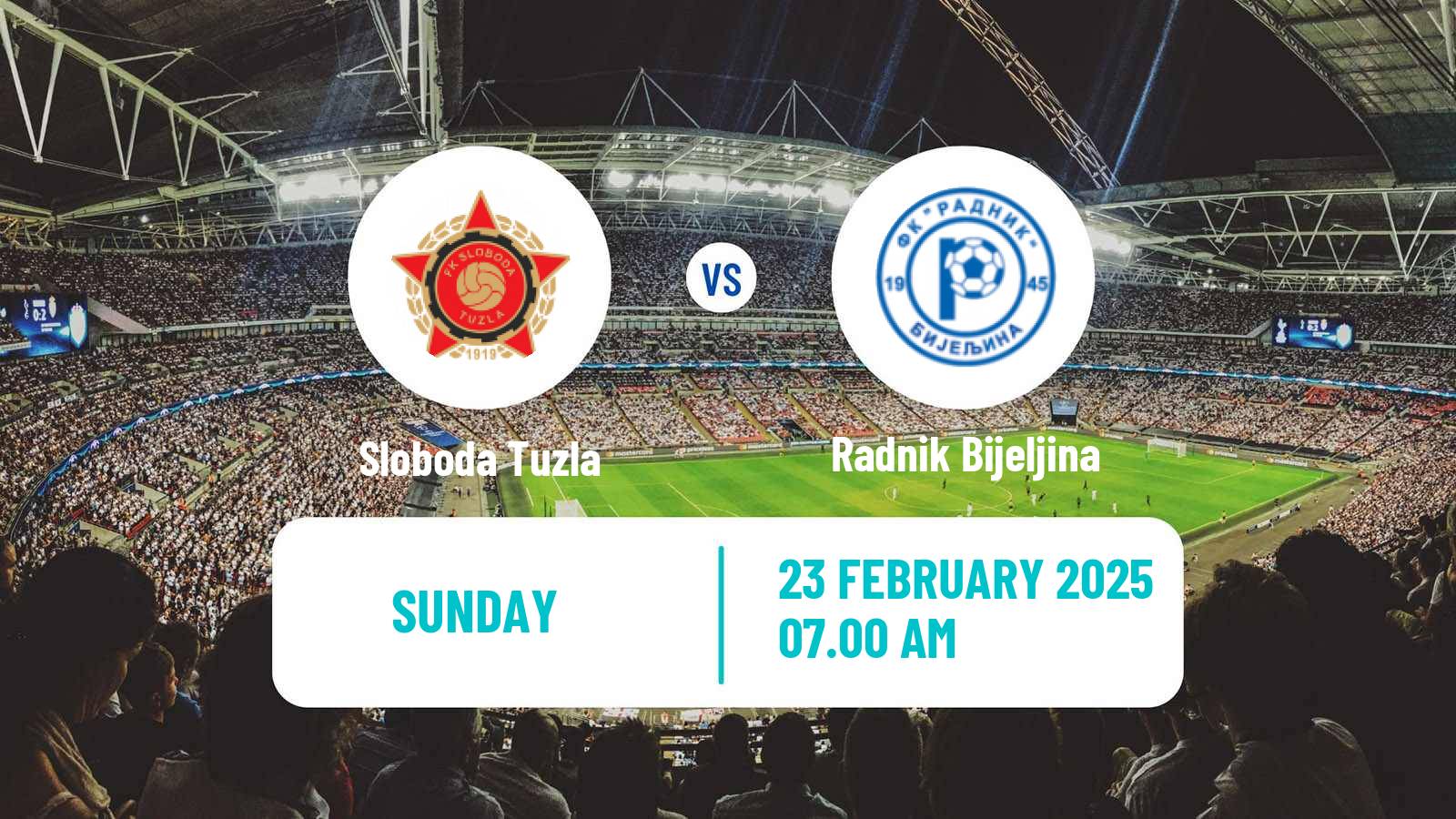 Soccer Bosnian Premier League Sloboda Tuzla - Radnik Bijeljina