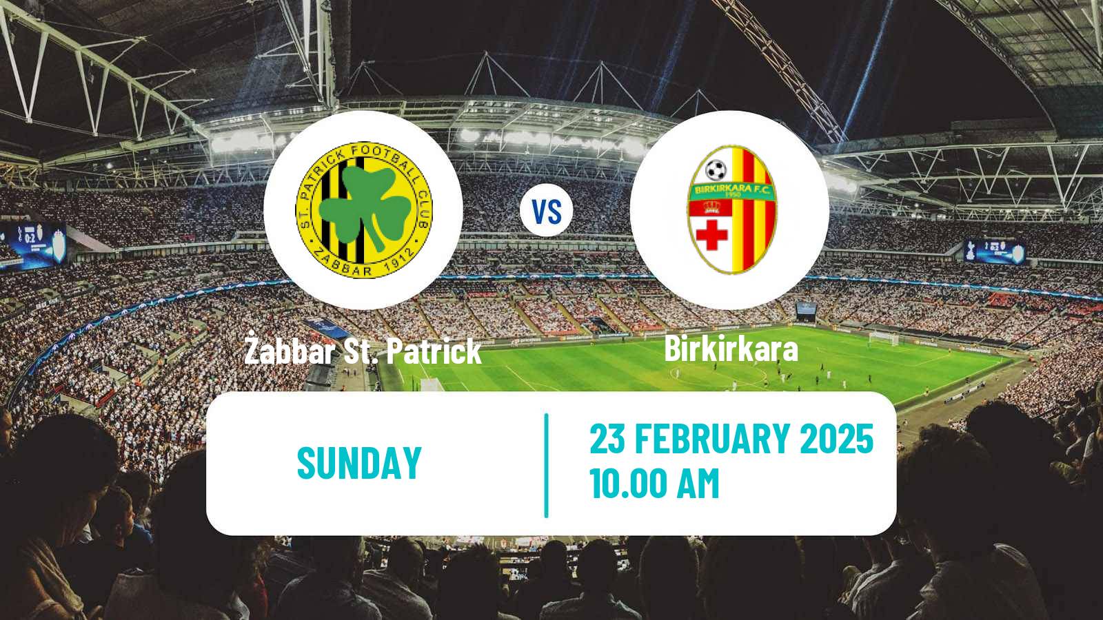 Soccer Maltese Premier League Żabbar St. Patrick - Birkirkara