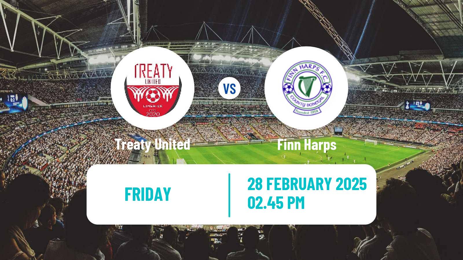 Soccer Irish Division 1 Treaty United - Finn Harps