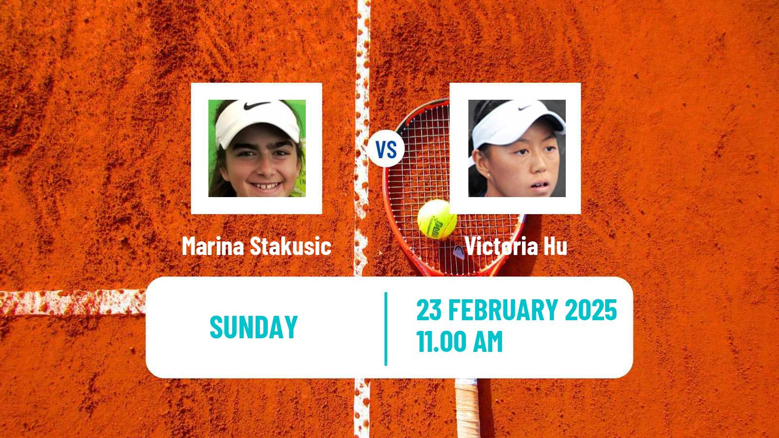 Tennis WTA Austin Marina Stakusic - Victoria Hu