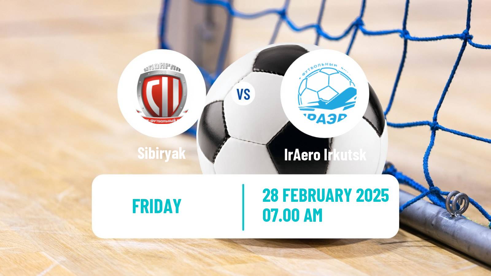 Futsal Russian Super Liga Futsal Sibiryak - IrAero Irkutsk