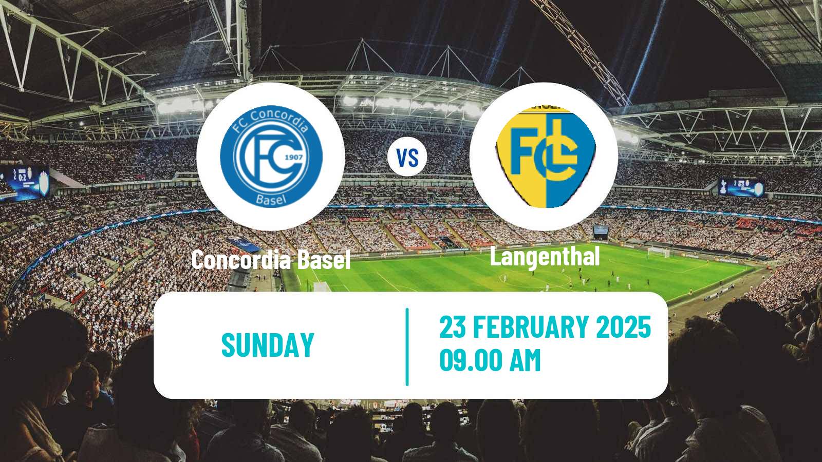 Soccer Swiss 1 Liga Classic Group 2 Concordia Basel - Langenthal