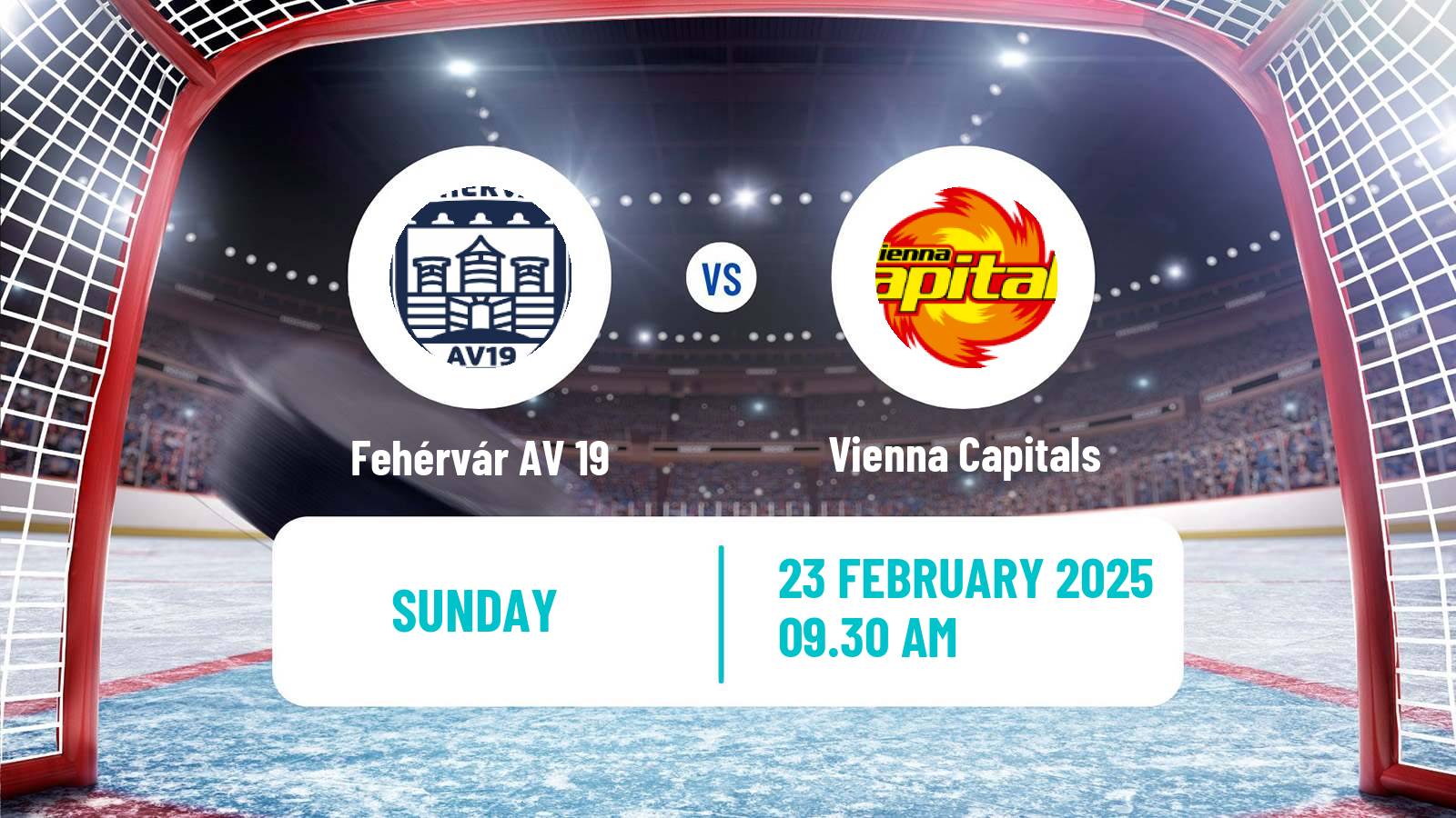 Hockey Austrian Ice Hockey League Fehérvár AV 19 - Vienna Capitals