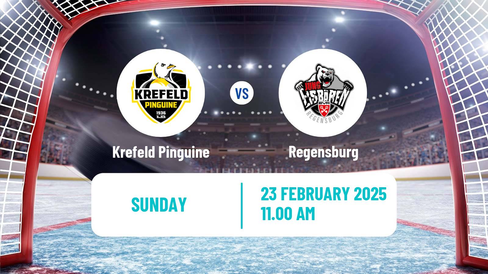 Hockey German DEL2 Krefeld Pinguine - Regensburg