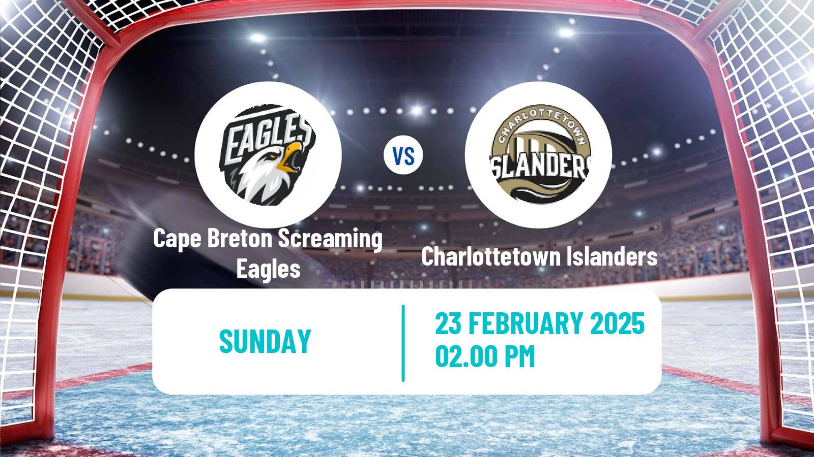 Hockey QMJHL Cape Breton Screaming Eagles - Charlottetown Islanders