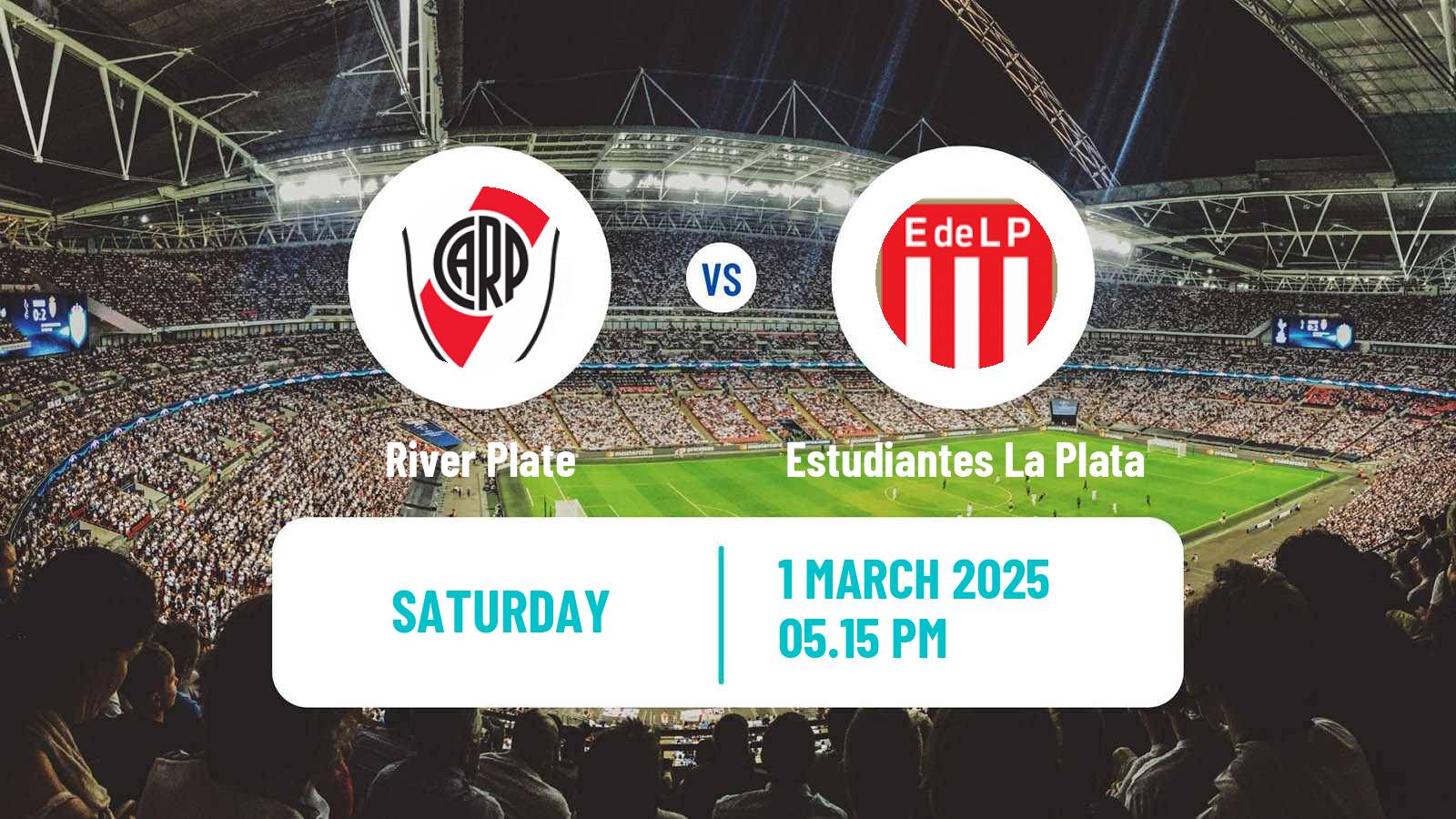 Soccer Argentinian Liga Profesional River Plate - Estudiantes La Plata