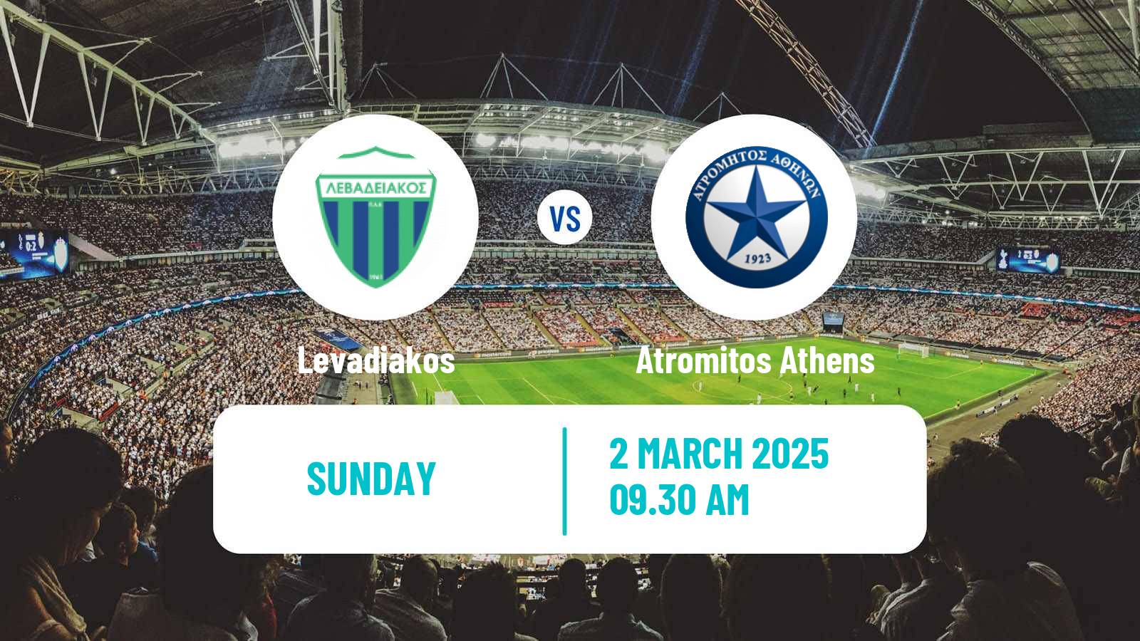 Soccer Greek Super League Levadiakos - Atromitos Athens