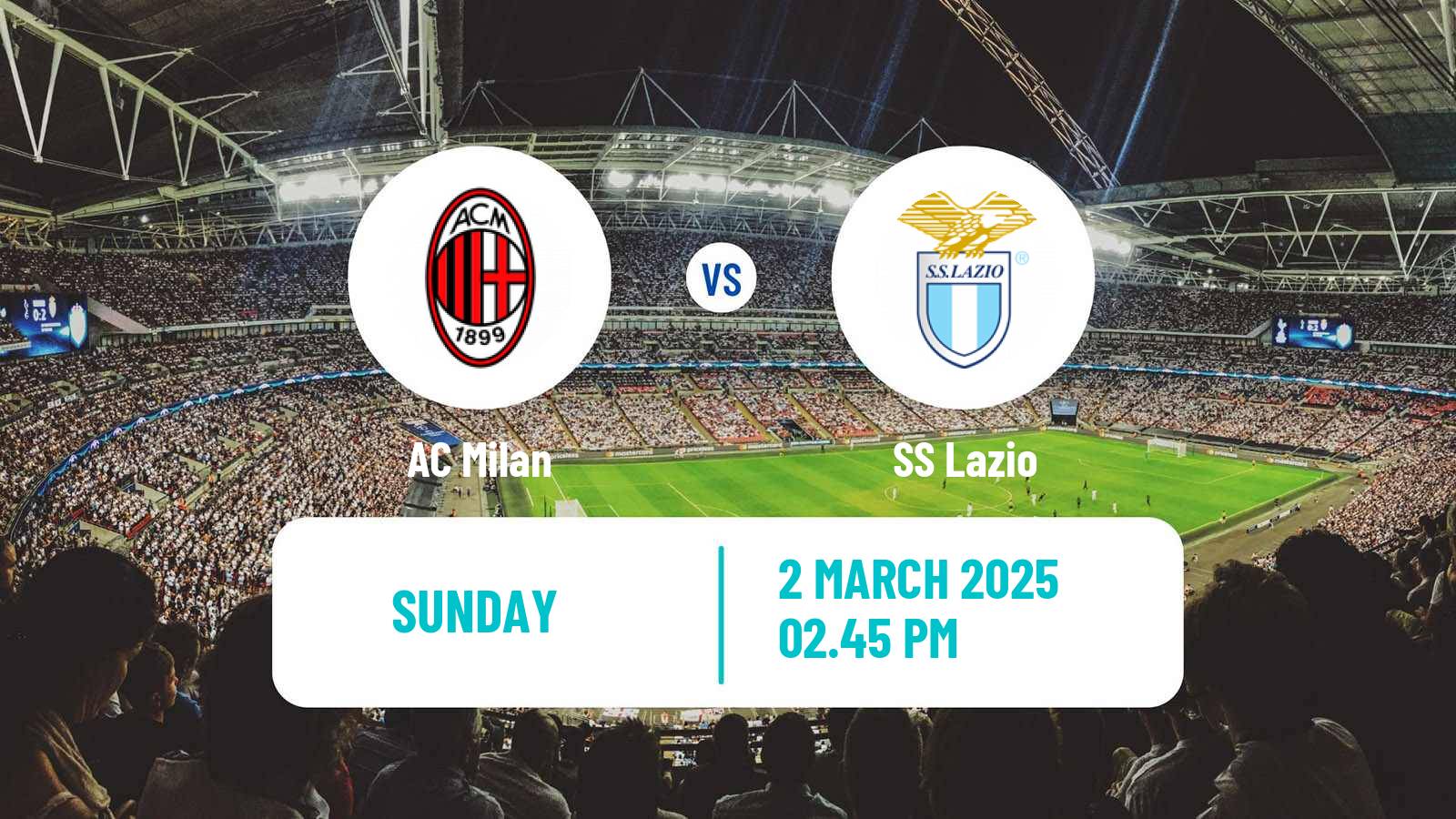 Soccer Italian Serie A Milan - Lazio