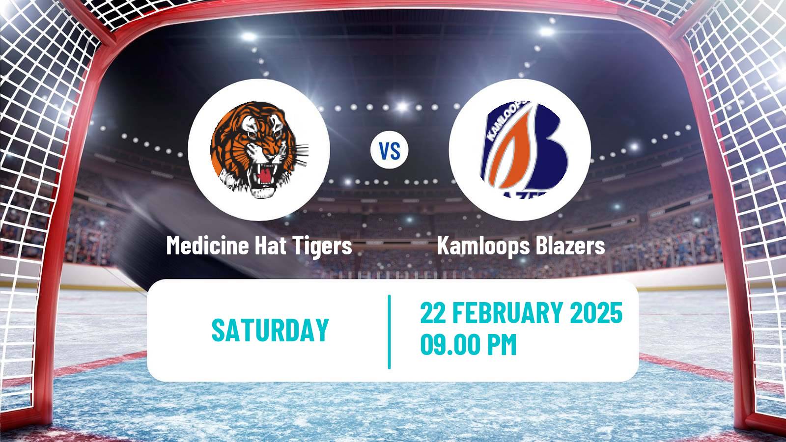 Hockey WHL Medicine Hat Tigers - Kamloops Blazers