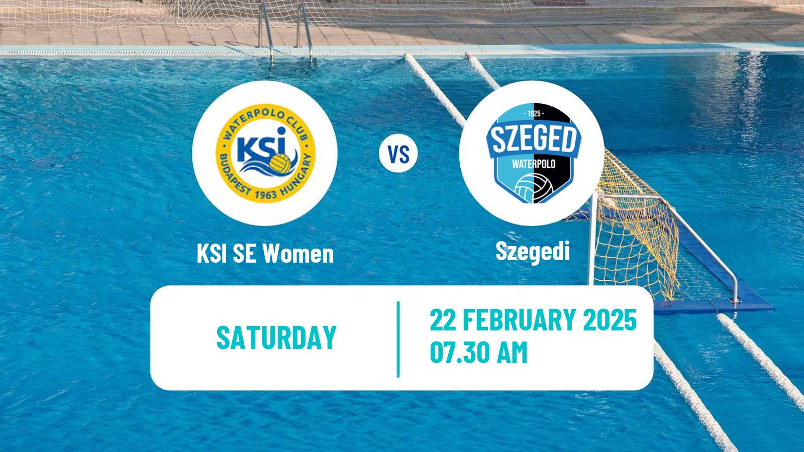 Water polo Hungarian OB I Water Polo Women KSI - Szegedi