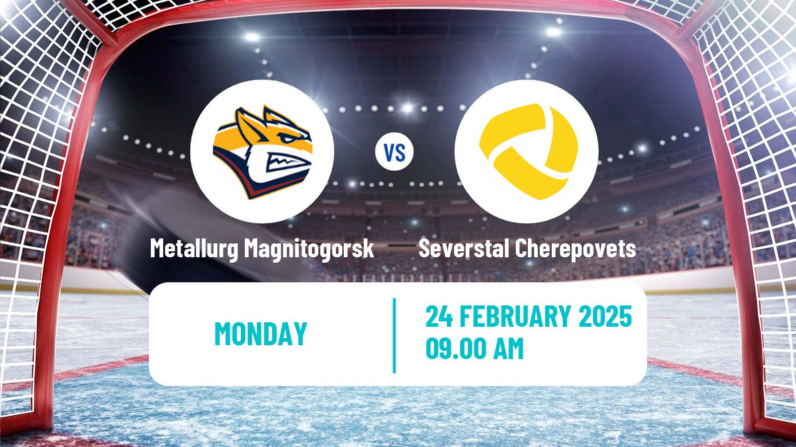 Hockey KHL Metallurg Magnitogorsk - Severstal Cherepovets