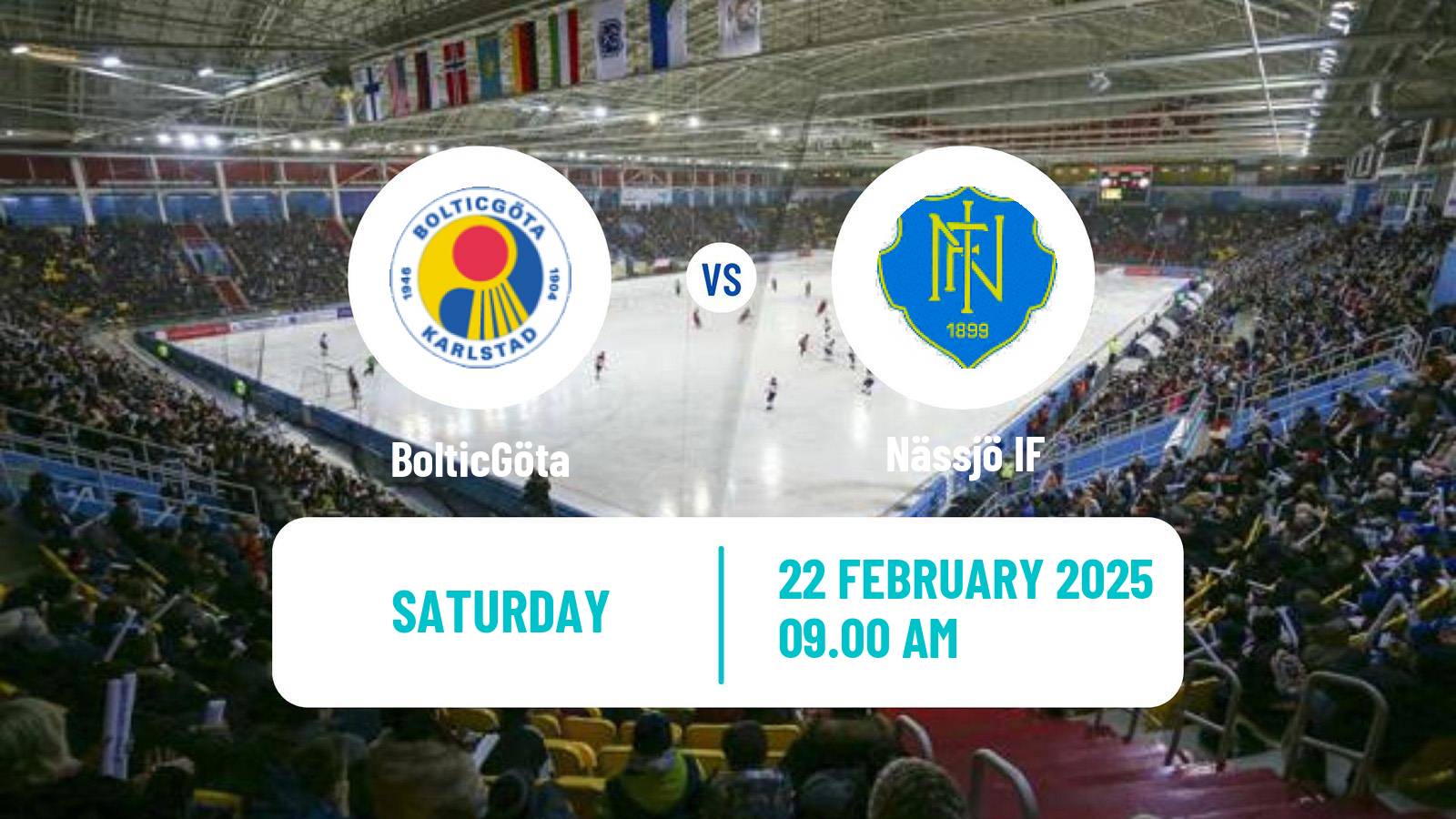 Bandy Swedish Allsvenskan Bandy BolticGöta - Nässjö