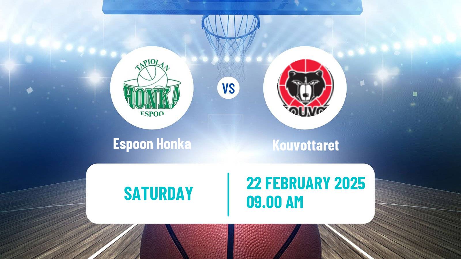 Basketball Finnish Korisliiga Women Espoon Honka - Kouvottaret