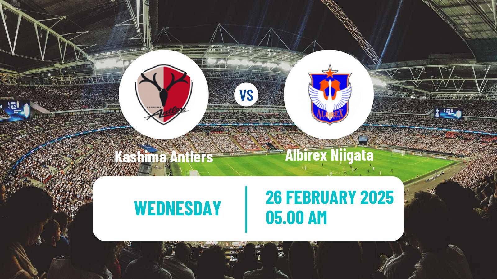 Soccer Japan J1 League Kashima Antlers - Albirex Niigata