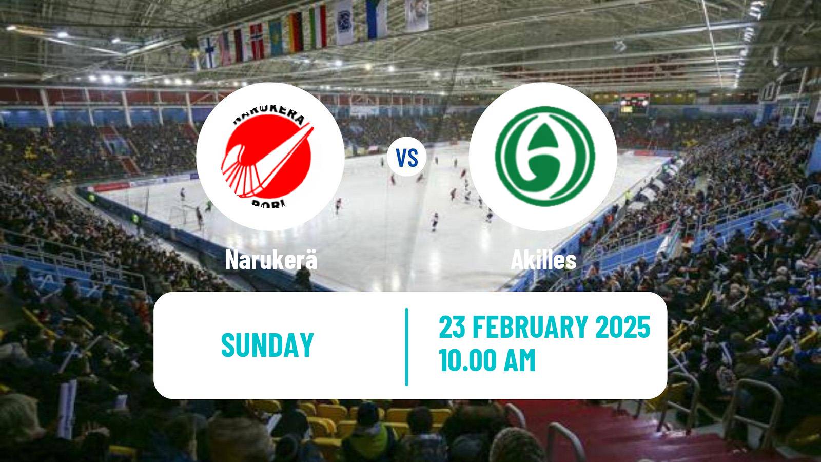 Bandy Finnish Bandyliiga Narukerä - Akilles