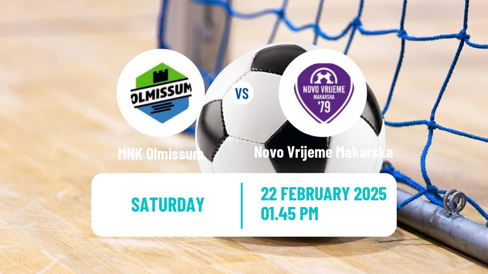 Futsal Croatian 1 HMNL Olmissum - Novo Vrijeme Makarska