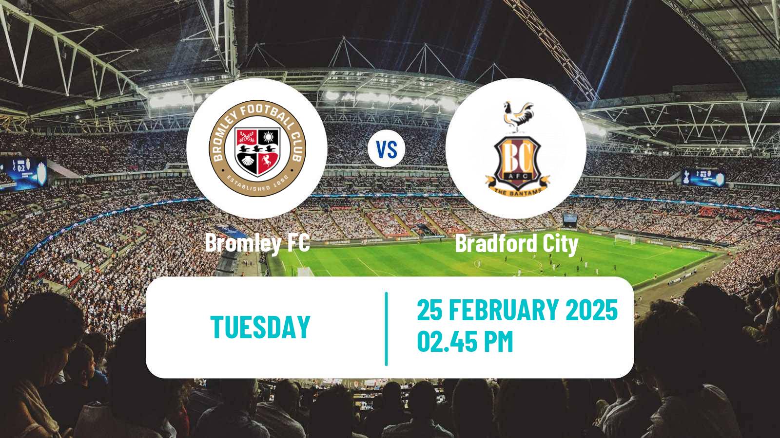 Soccer English League Two Bromley - Bradford City