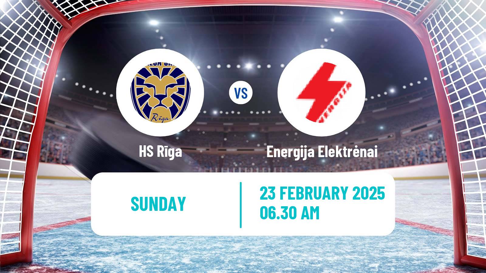 Hockey Latvian Hokeja Liga HS Rīga - Energija Elektrėnai