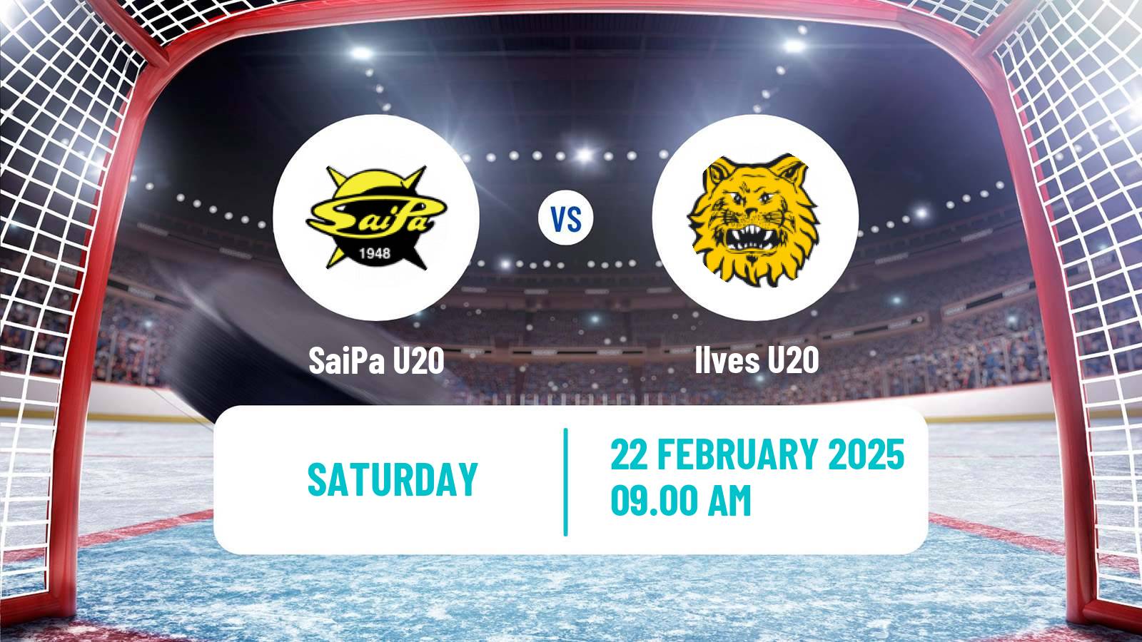 Hockey Finnish SM-sarja U20 SaiPa U20 - Ilves U20