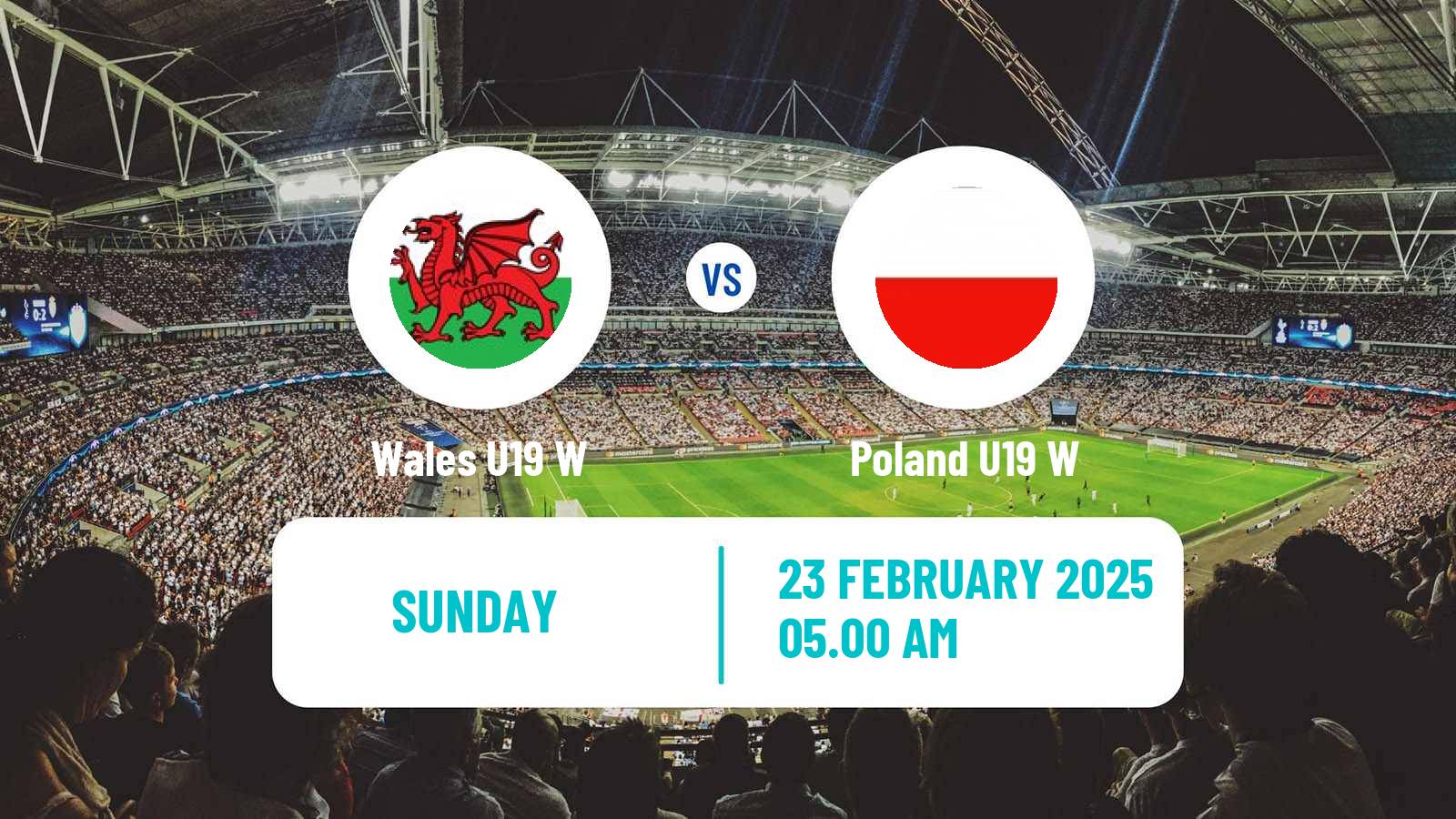 Soccer Friendly International Women Wales U19 W - Poland U19 W