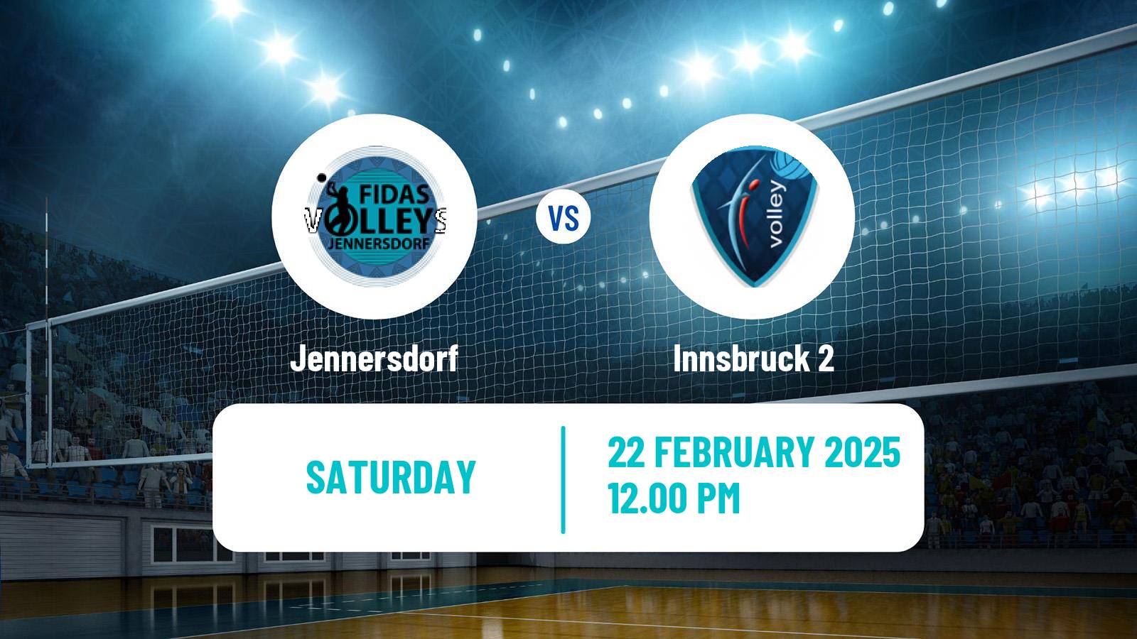 Volleyball Austrian 2 Bundesliga Volleyball Women Jennersdorf - Innsbruck 2