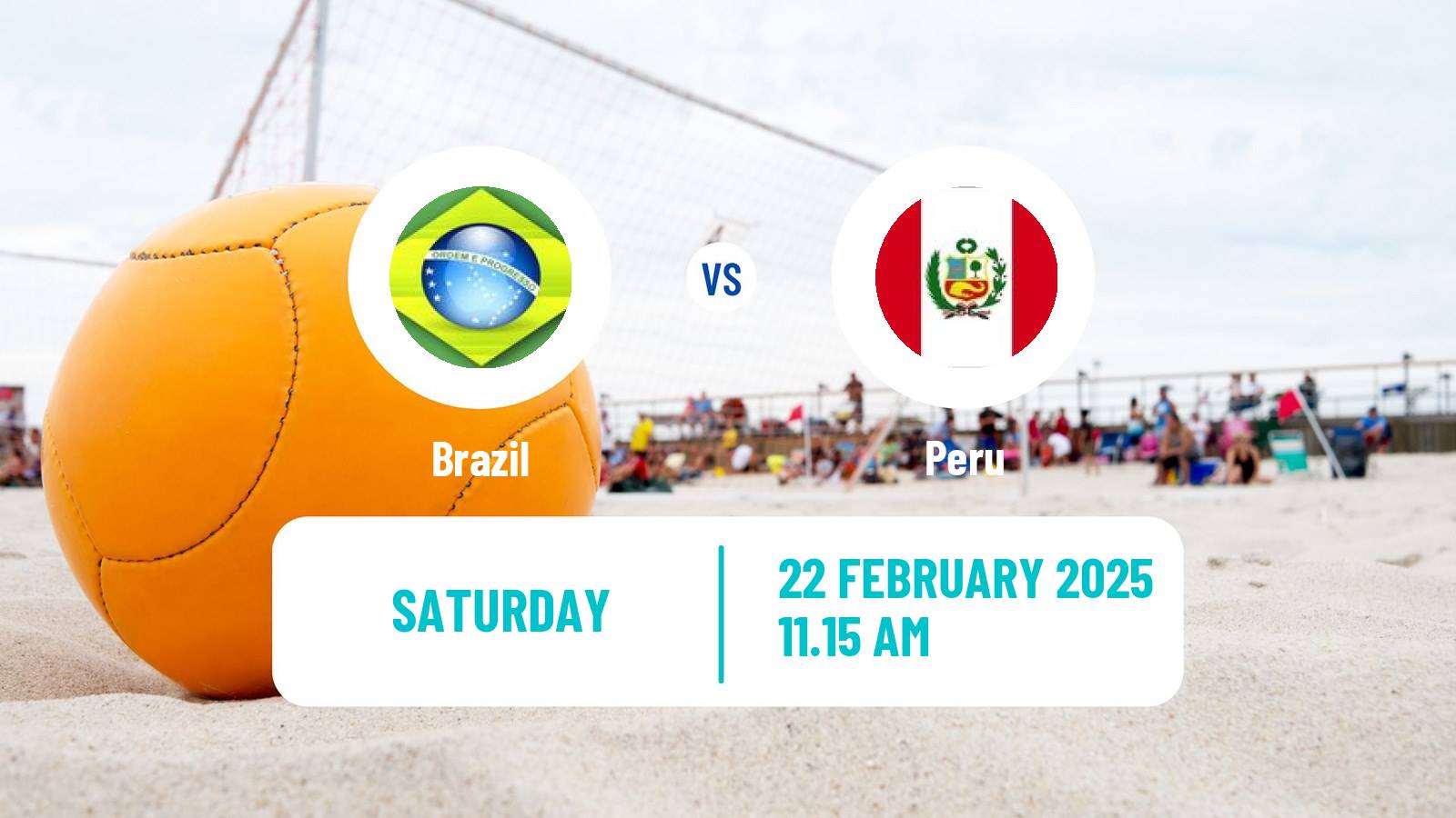 Beach soccer Copa America Brazil - Peru