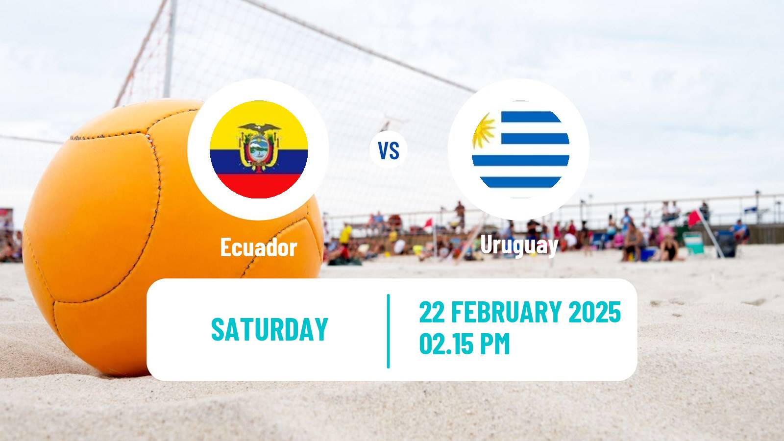 Beach soccer Copa America Ecuador - Uruguay