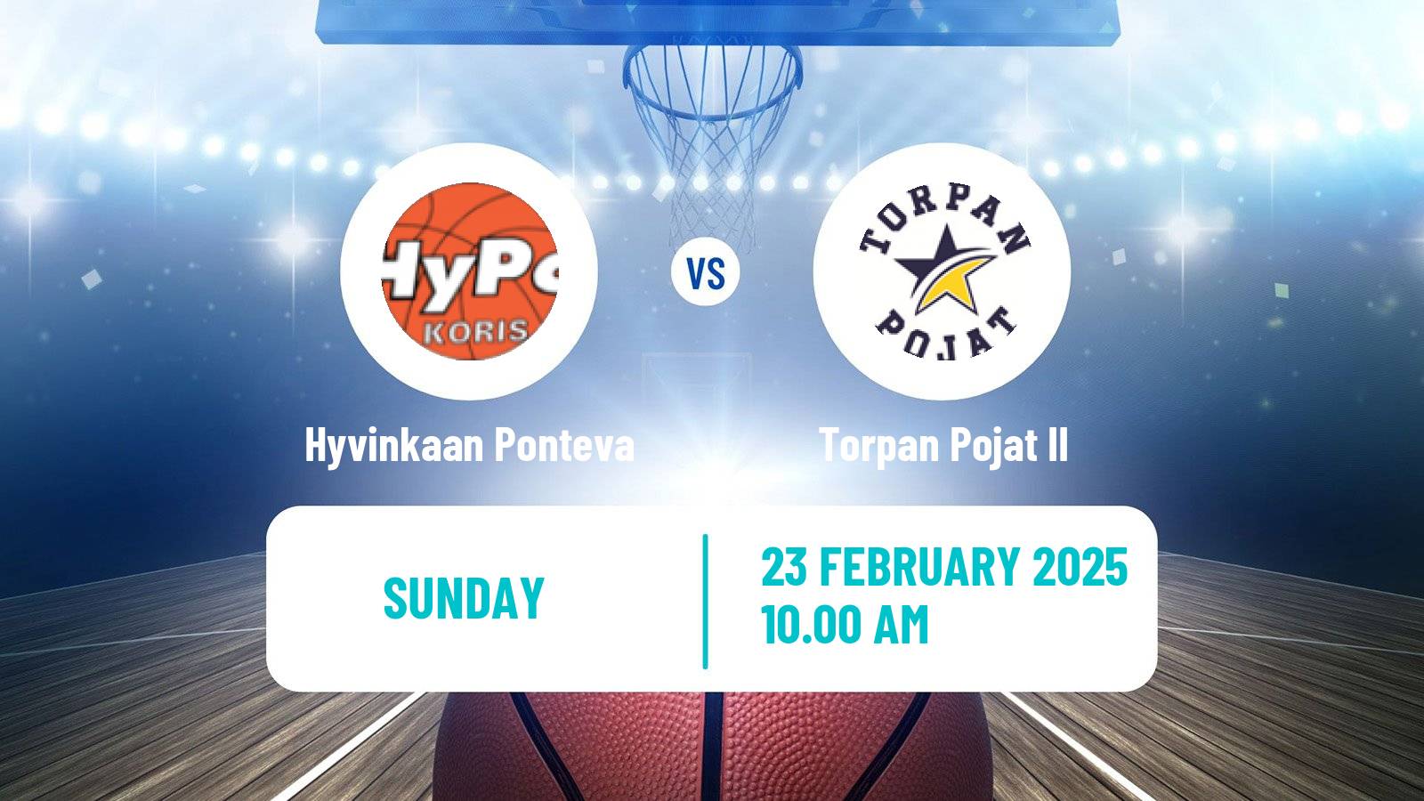 Basketball Finnish I Divisioona Basketball Women Hyvinkaan Ponteva - Torpan Pojat II