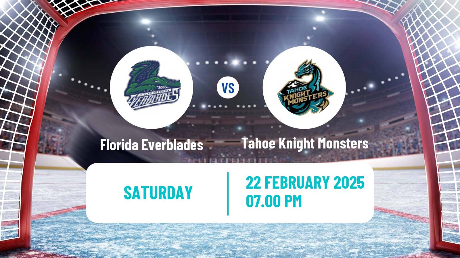 Hockey ECHL Florida Everblades - Tahoe Knight Monsters