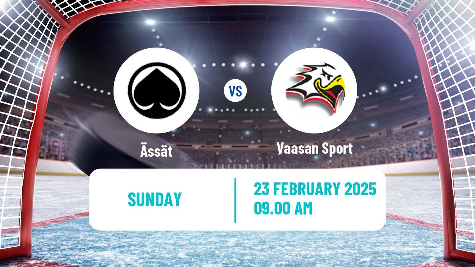 Hockey Finnish SM-liiga Ässät - Vaasan Sport