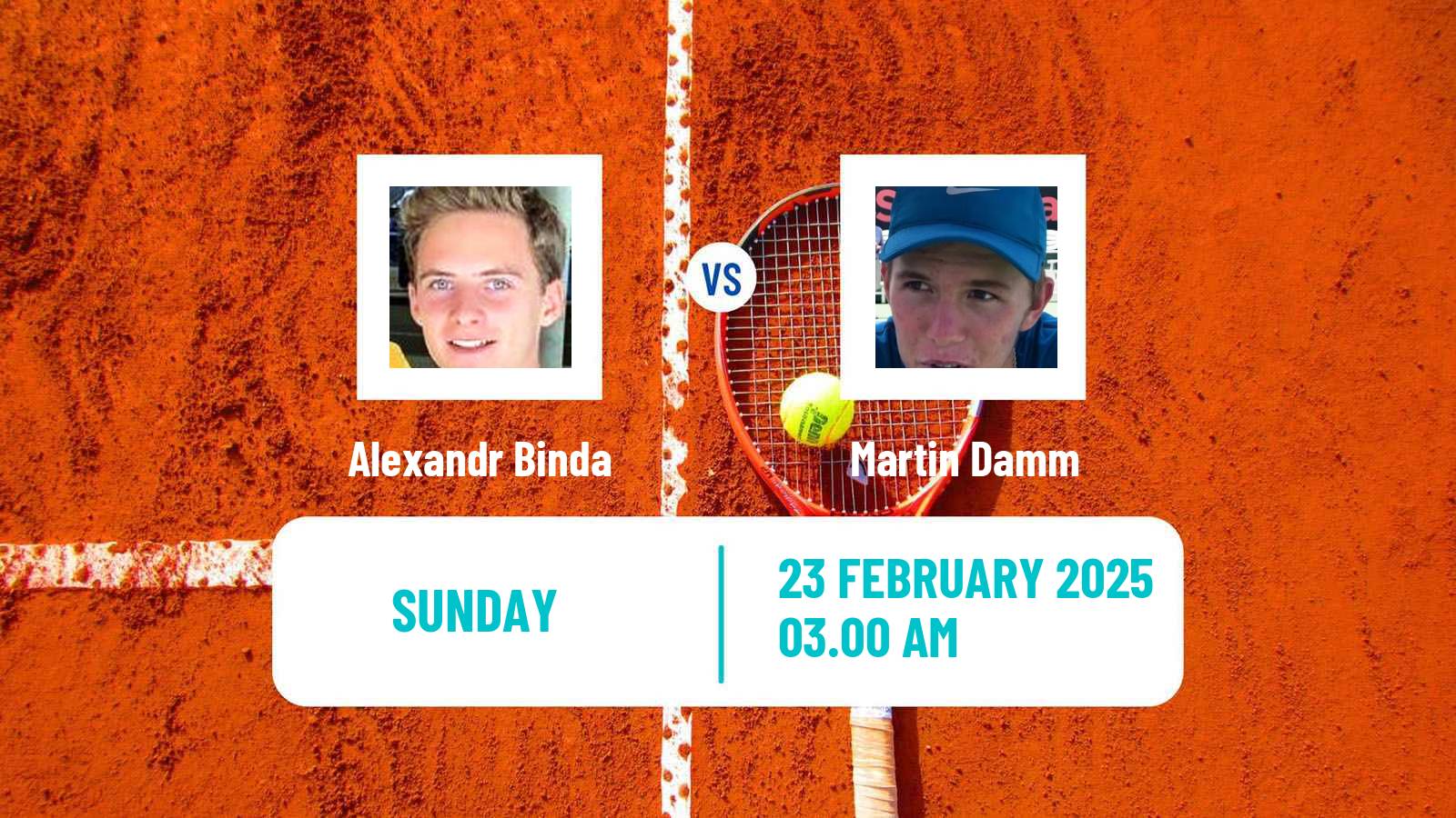 Tennis ITF M15 Sharm Elsheikh 4 Men Alexandr Binda - Martin Damm