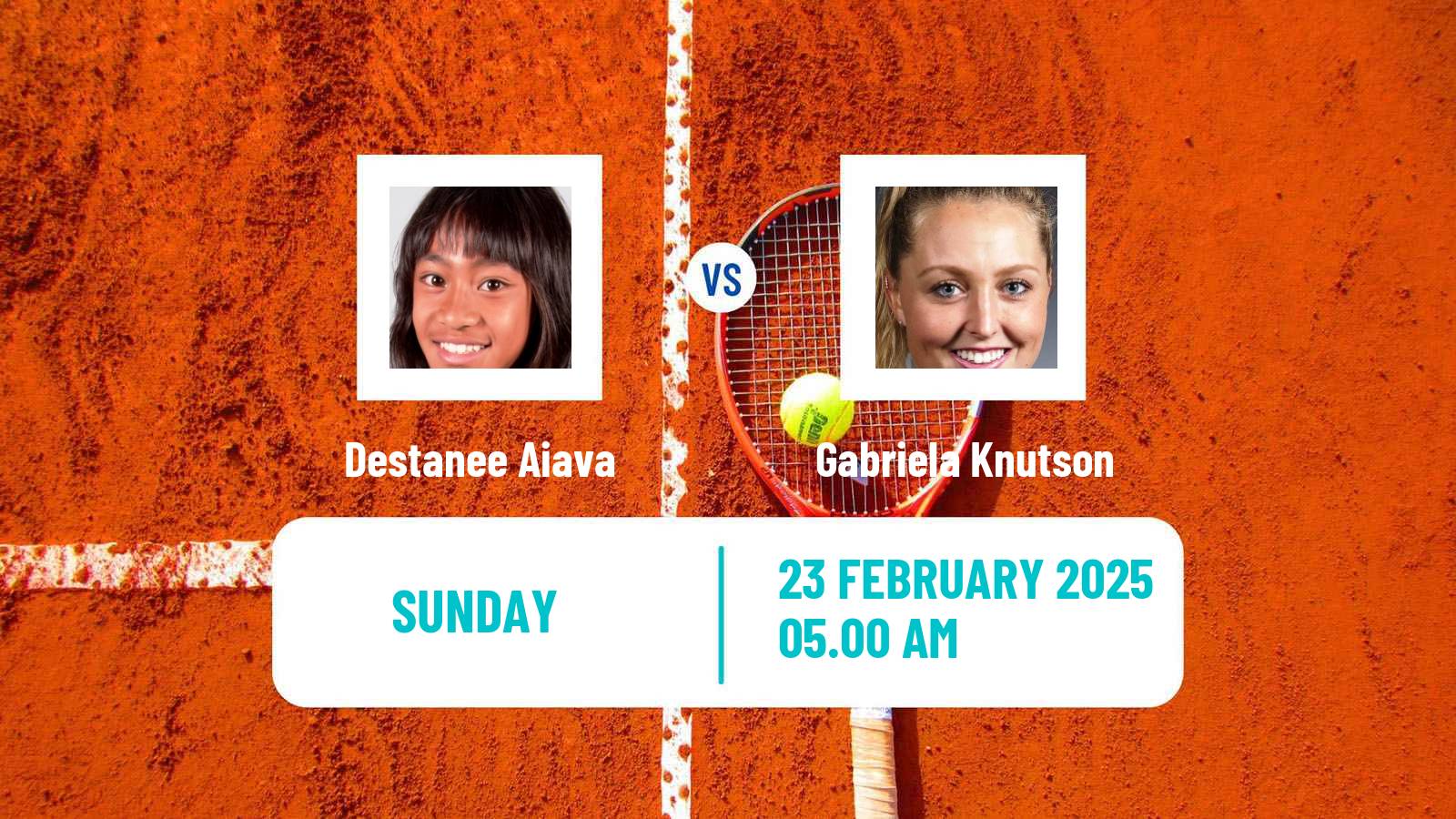 Tennis ITF W75 Prague Women Destanee Aiava - Gabriela Knutson