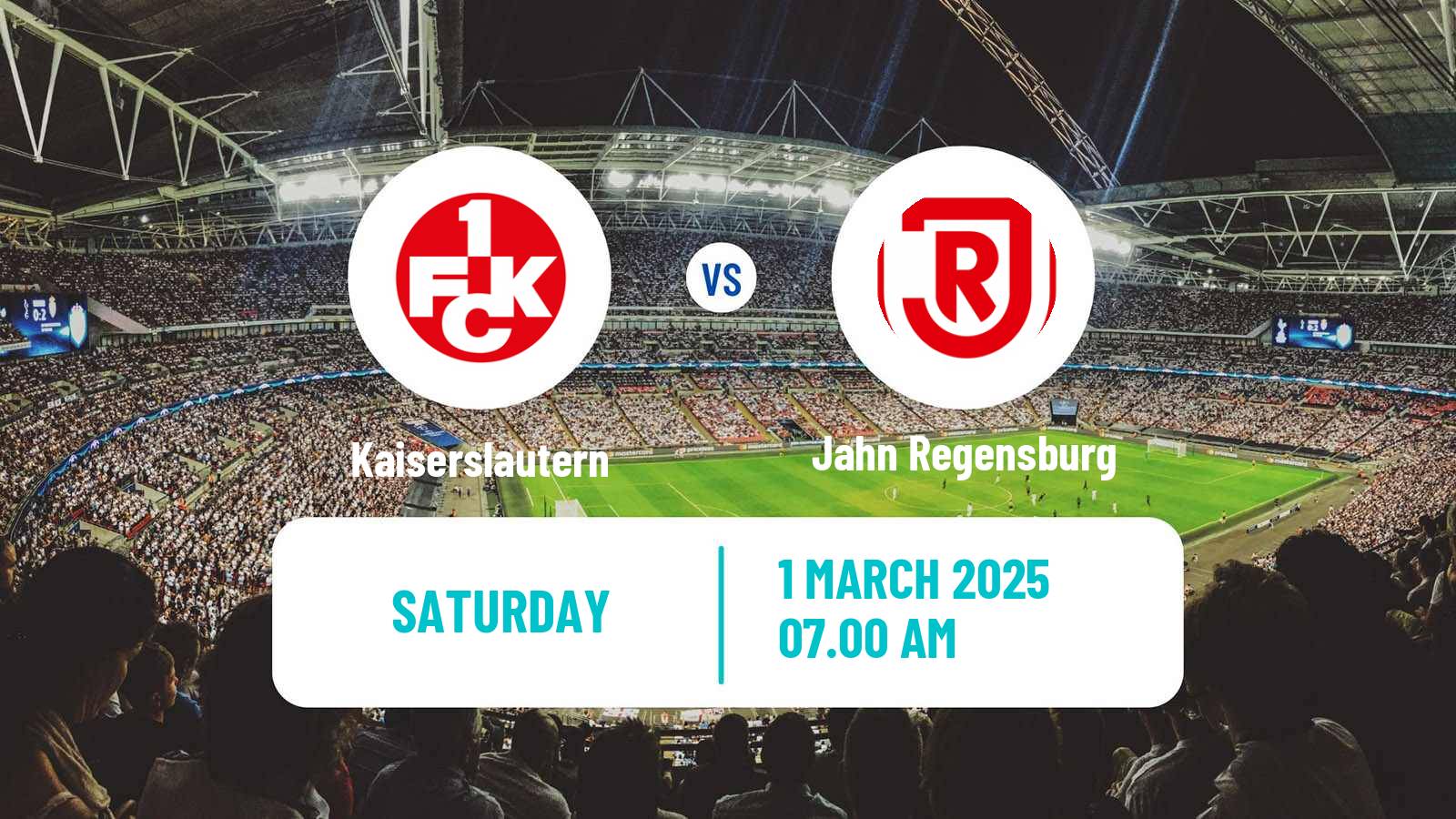 Soccer German 2 Bundesliga Kaiserslautern - Jahn Regensburg