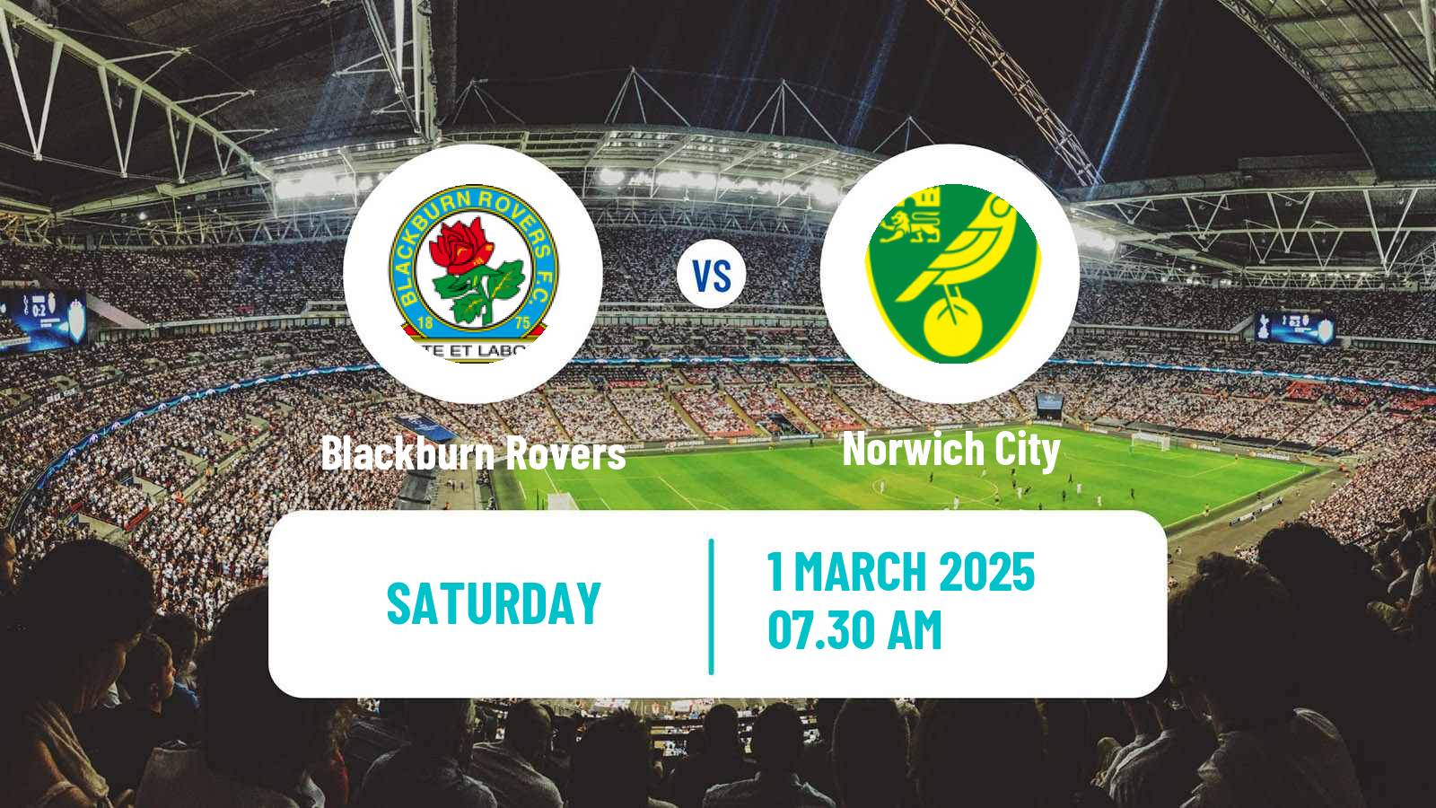 Soccer English League Championship Blackburn Rovers - Norwich City