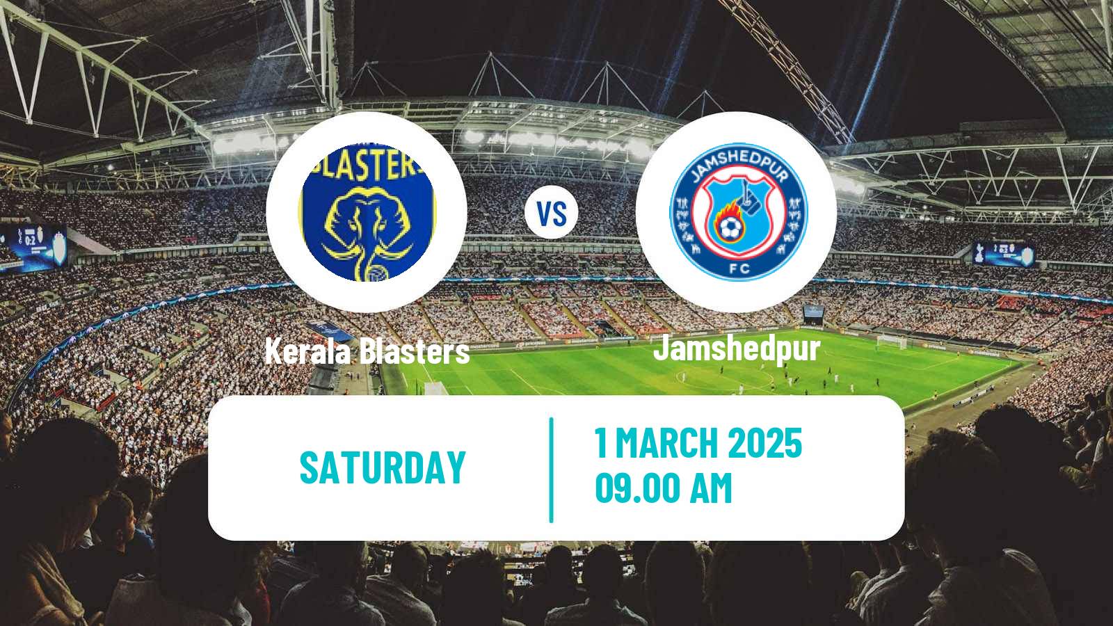 Soccer Indian ISL Kerala Blasters - Jamshedpur