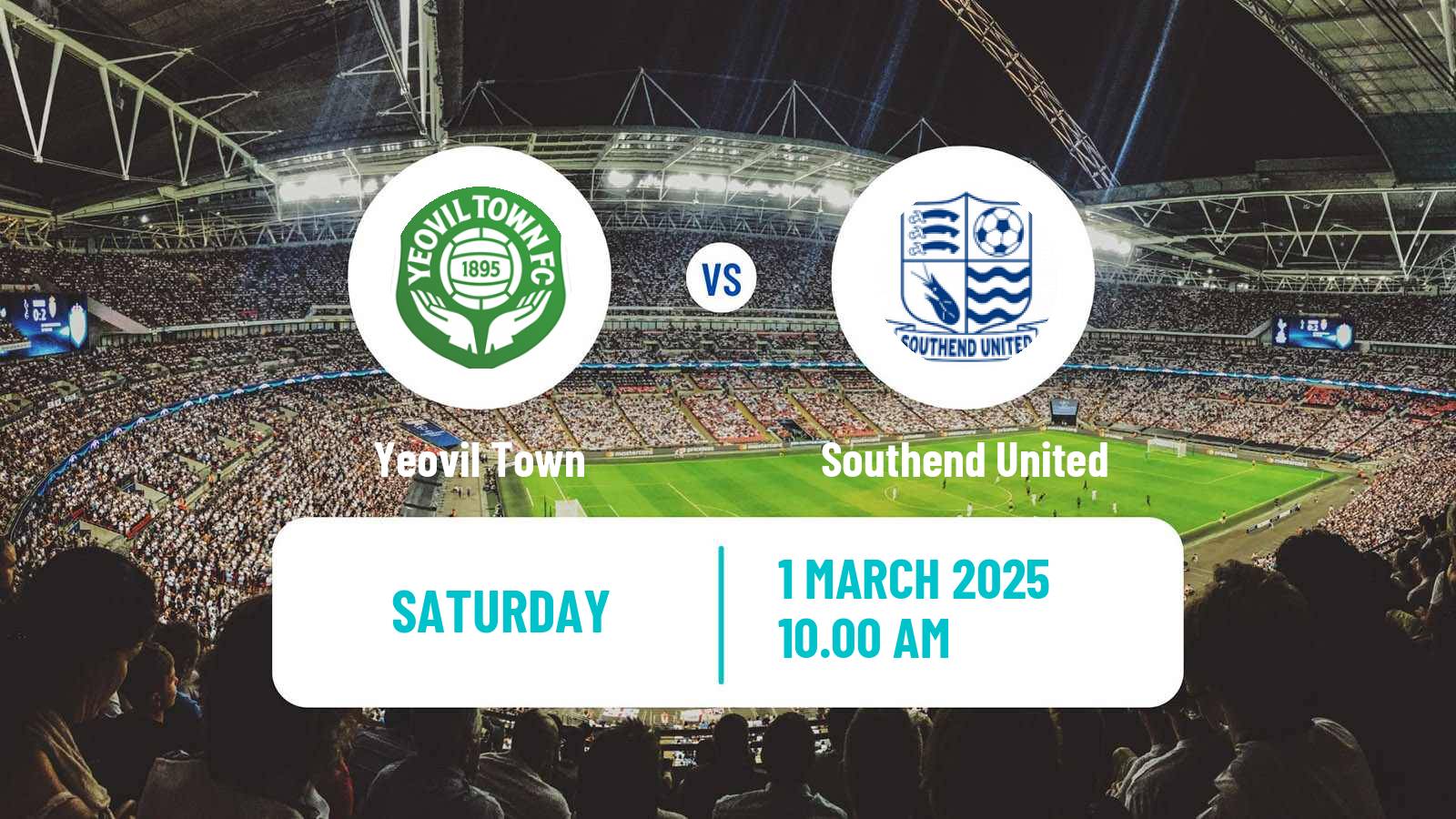 Soccer English National League Yeovil Town - Southend United