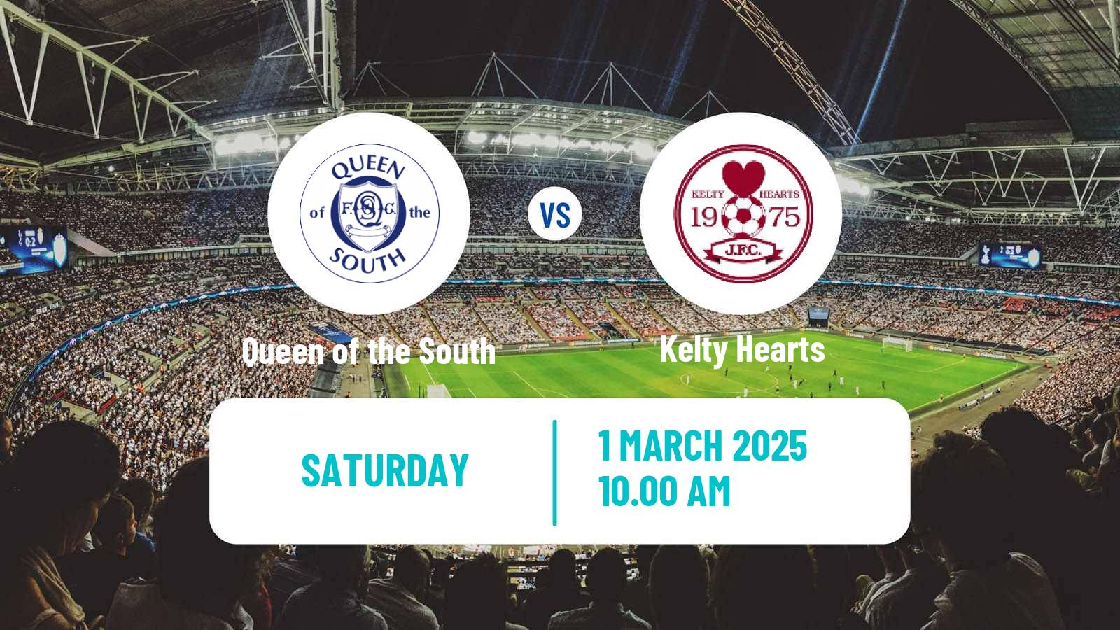 Soccer Scottish League One Queen of the South - Kelty Hearts