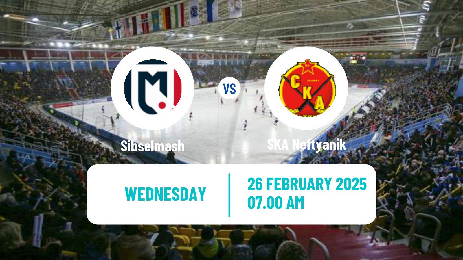 Bandy Russian Super League Bandy Sibselmash - SKA Neftyanik