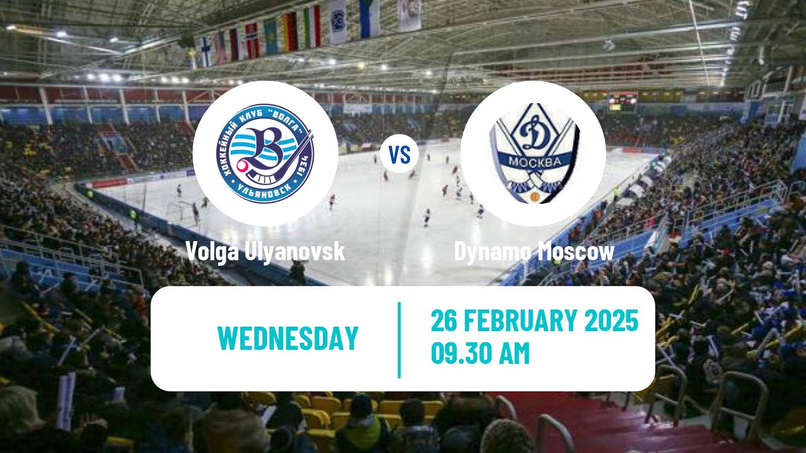 Bandy Russian Super League Bandy Volga Ulyanovsk - Dynamo Moscow