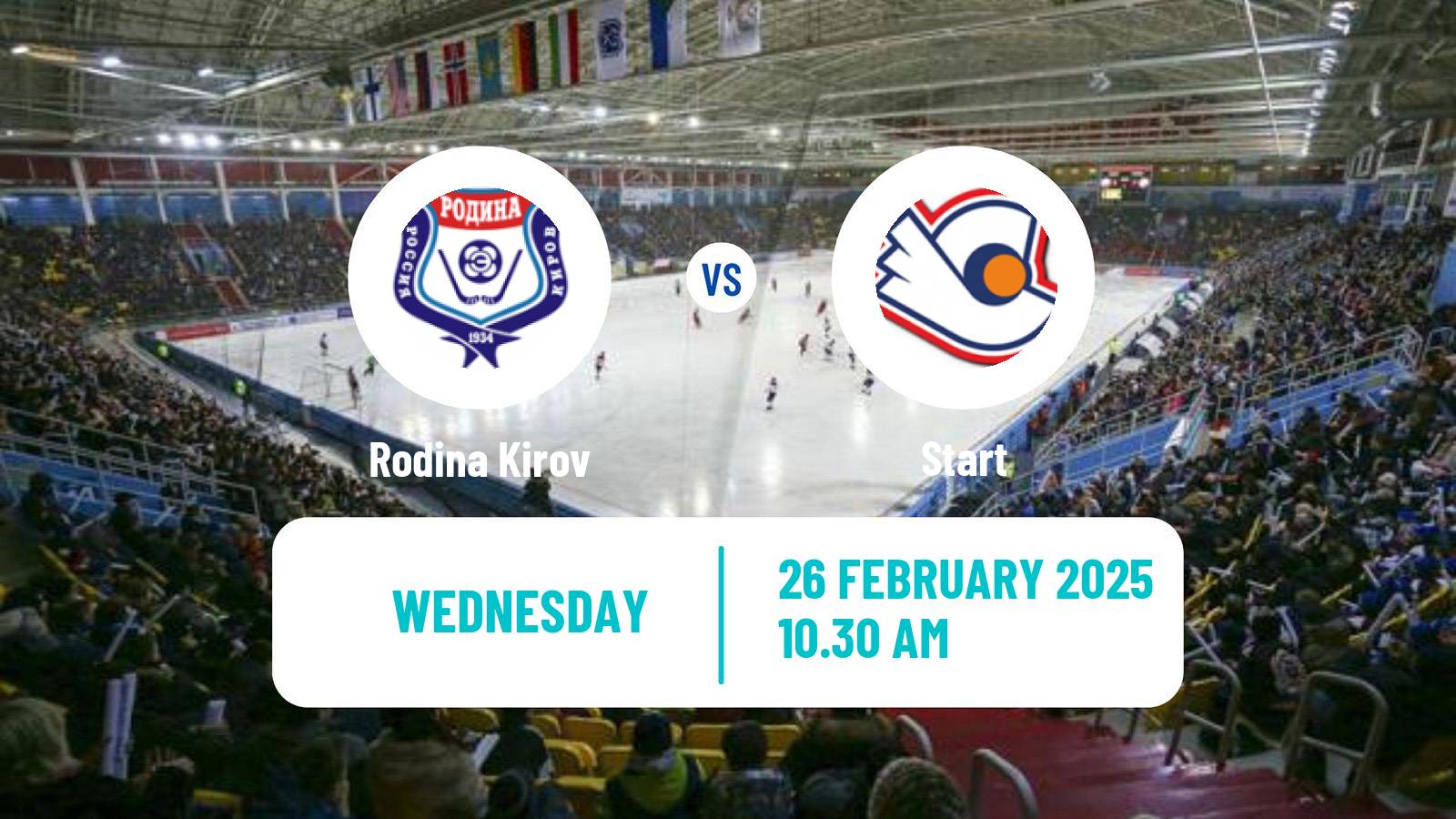 Bandy Russian Super League Bandy Rodina - Start