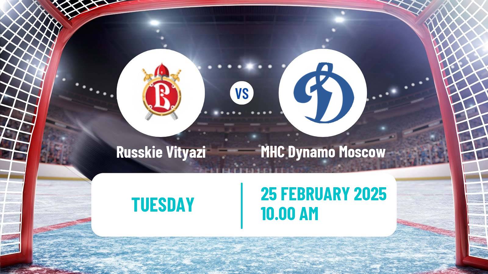 Hockey MHL Russkie Vityazi - MHC Dynamo Moscow