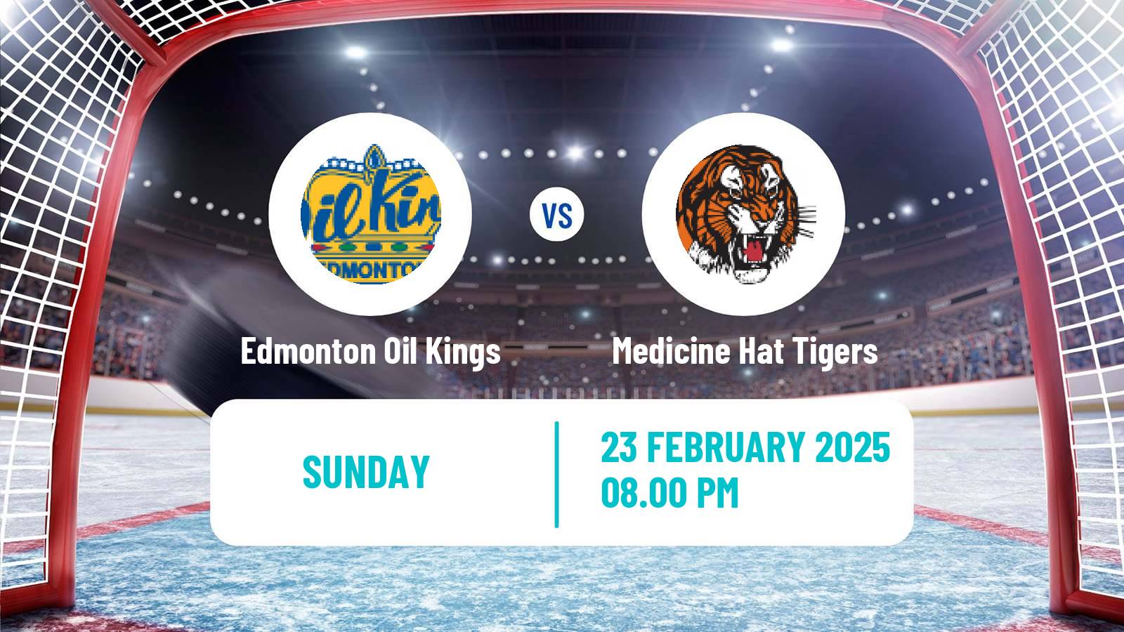 Hockey WHL Edmonton Oil Kings - Medicine Hat Tigers