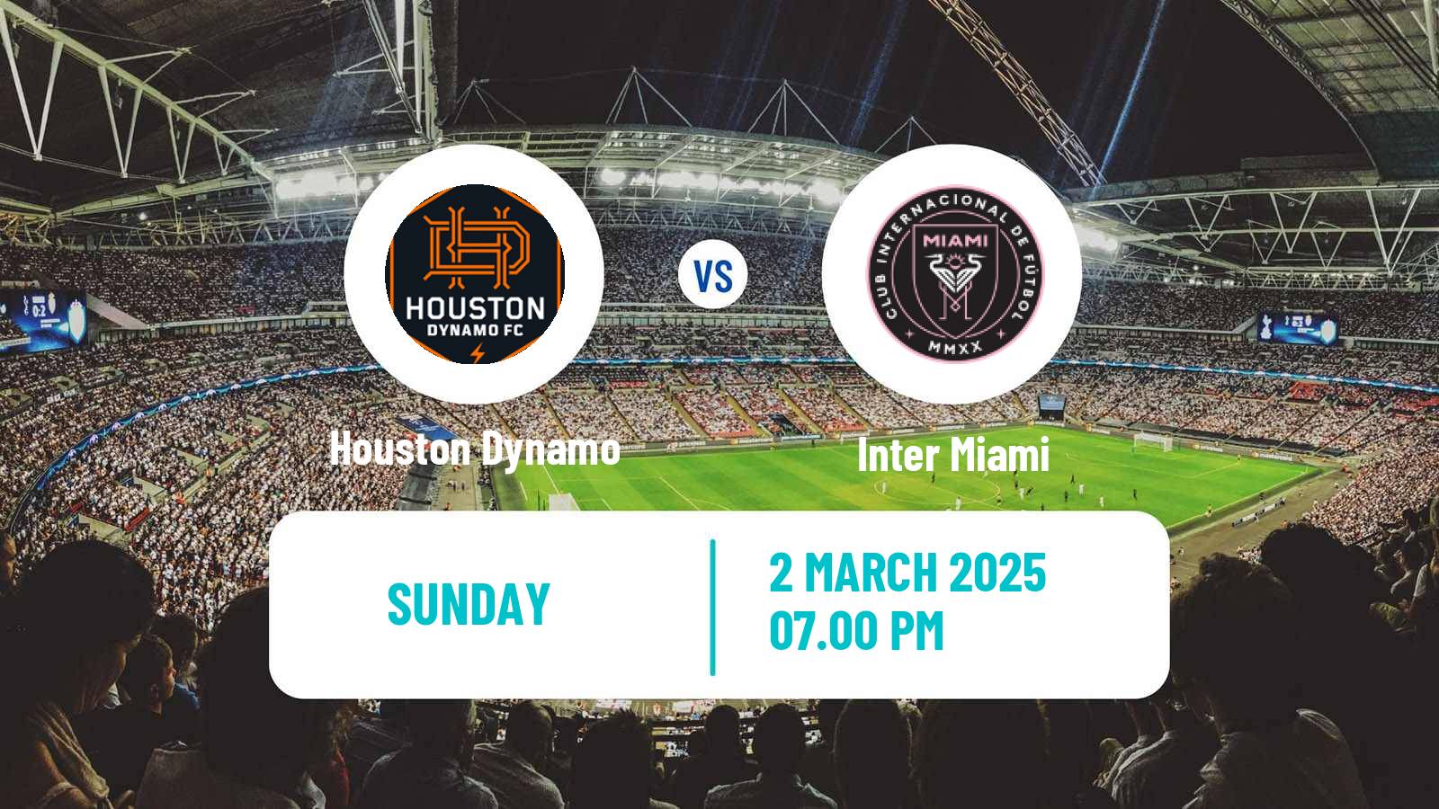 Soccer MLS Houston Dynamo - Inter Miami