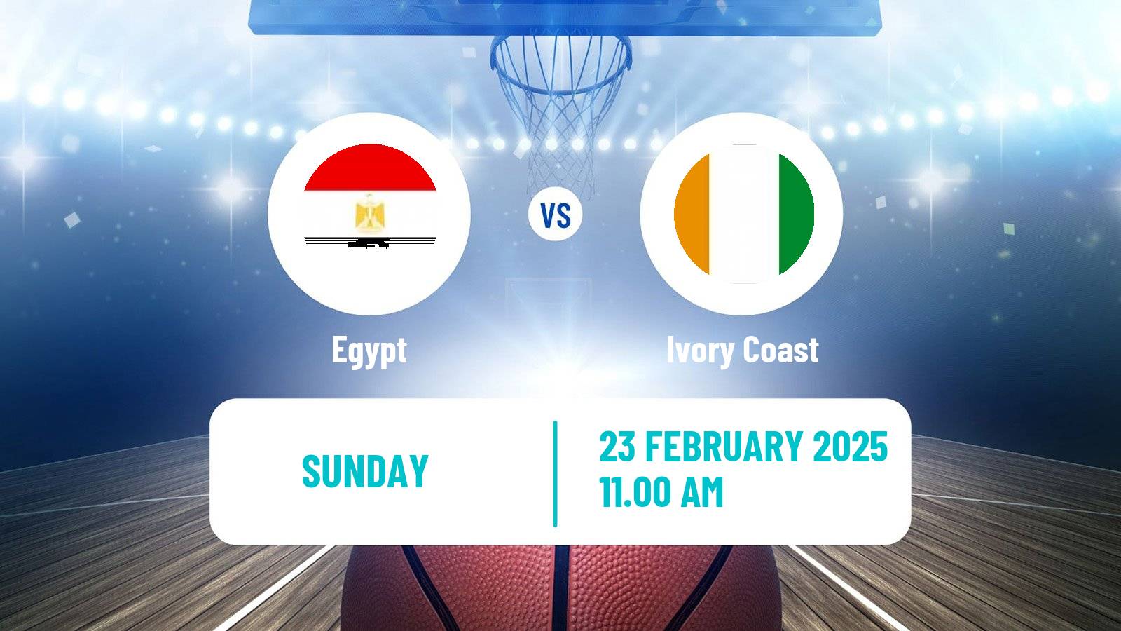 Basketball African Championship Basketball Egypt - Ivory Coast